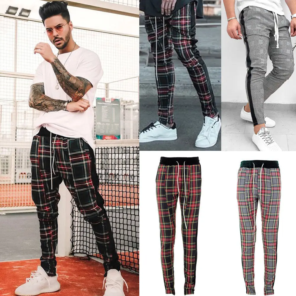 Uomo Pantaloni Sera Casual Estivo 2019 Pantaloni Hip Hop Moda