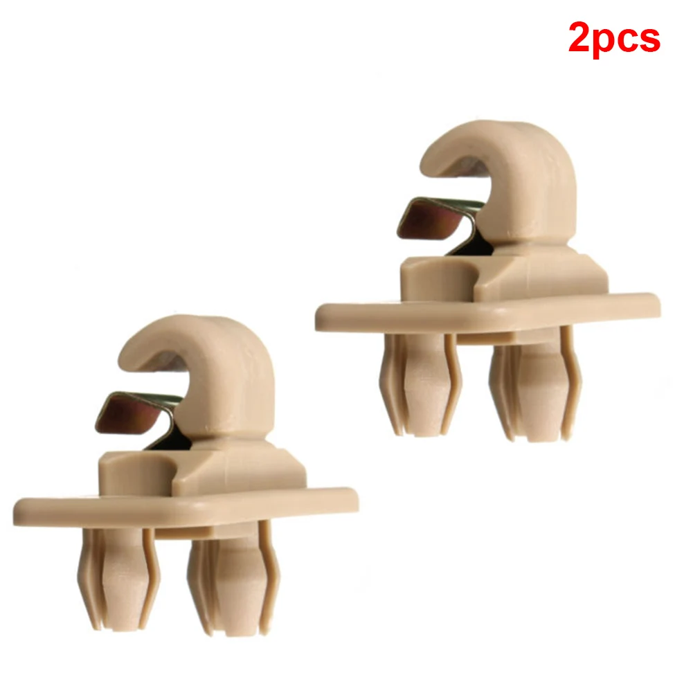 

2PCS Sun Visor Clip Fastener ABS Grey Car Interior Accessories 8U0857562A Hook Modification Part For Audi A3 A4 A5 Q5 A7 B6 B7