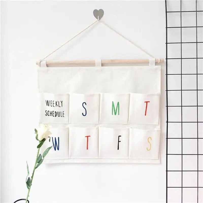 8 جيوب القطن الكتان جدار حقيبة تخزين قابلة للحمل المطبخ باب خزانة ملابس شنق الحقيبة لعب للتجميل منظم المنزل الحمام تخزين 8 جيوب القطن الكتان جدار حقيبة تخزين قابلة للحمل المطبخ باب خزانة ملابس شنق الحقيبة لعب للتجميل منظم المنزل الحمام تخزين