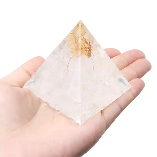 Crystal Orgonite Pyramid - Image 6