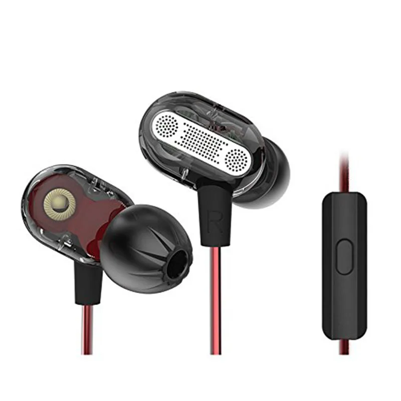 

KZ ZSE Dynamic Dual Driver Earphone In Ear Headset Audio Monitors Headphone Noise Isolating HiFi Music Sports Earbuds