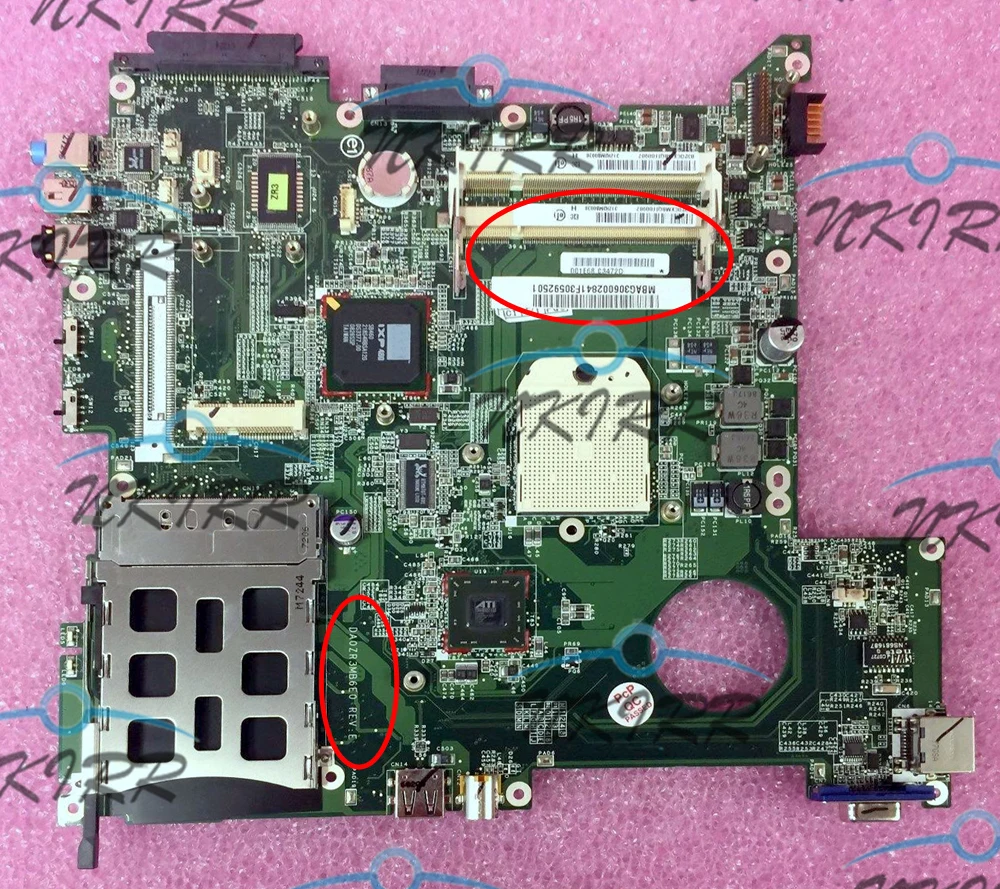 Материнская плата DA0ZR3MB6E0 MBAG306002 MBAG306001 MB.AG306.002 DDR2 31ZR3MB0030 IDE для Acer Aspire 3050 5050 3050G 5050G |