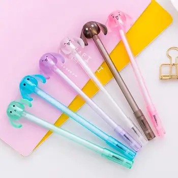 

Ellen Brook 1 Piece Korean Stationery Cute Kawaii Long Ears Rabbit Pen Advertising Creative School Office Supplies Gel Pens Gift