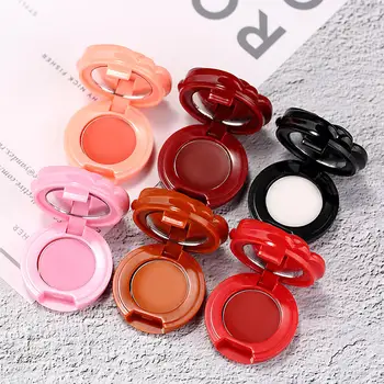 

6Colors Moisturizing Lip Face Balm Rose Petal Jelly Lip Tint Lipstick Makeup Tool