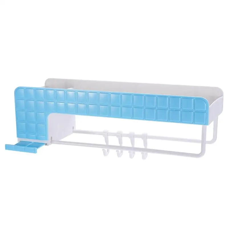 

Bathroom Shelf Adhesive Lightweight Multi-functional Organizer Storage Kitchen Rack Commodity Shelf for Balcony Kitchen