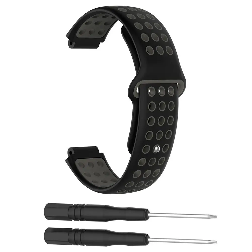 Цветной силиконовый сменный ремешок для часов Garmin Forerunner 230 235 220 620 630 735 Смарт часы