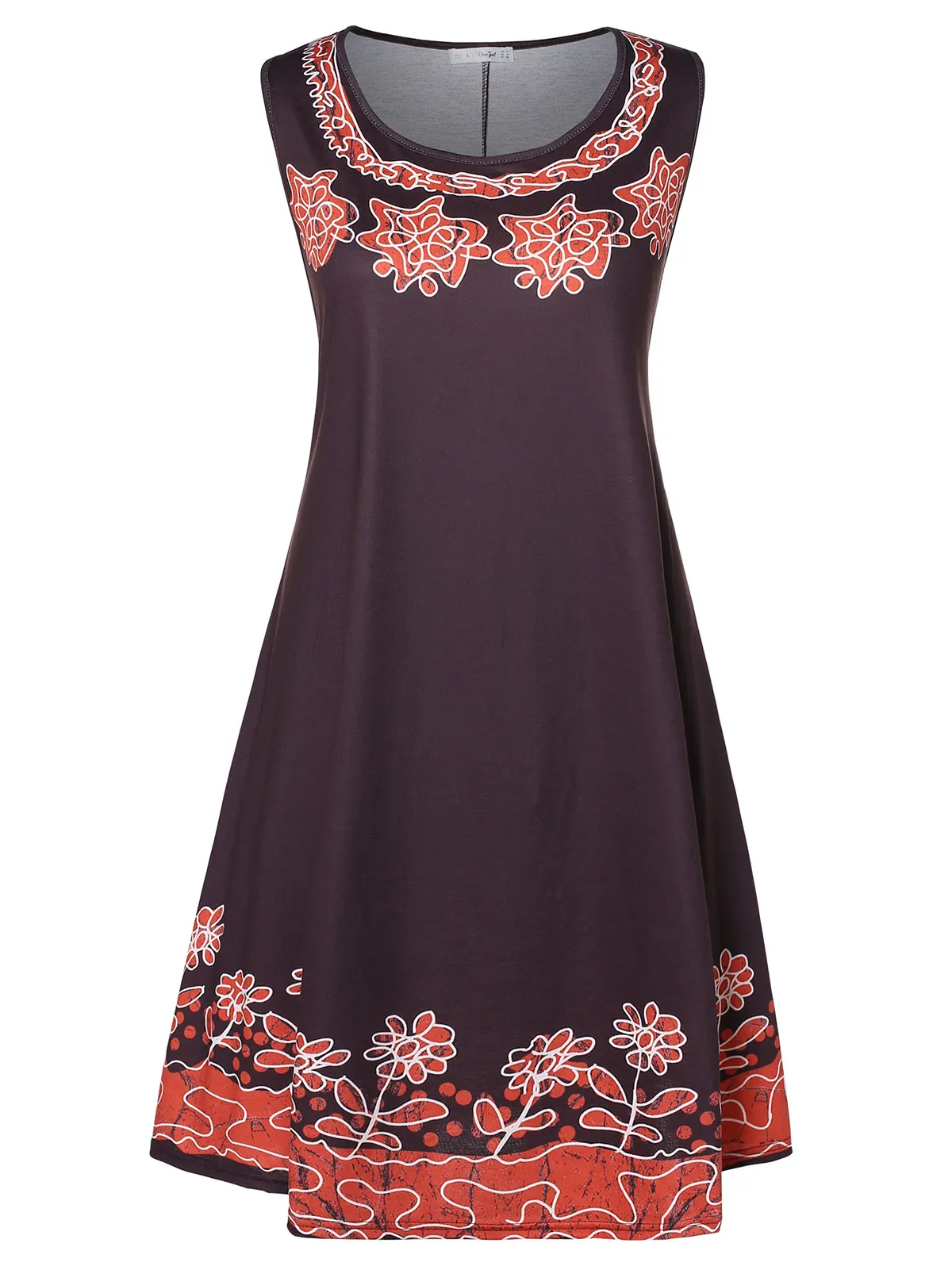 plus trapeze dress