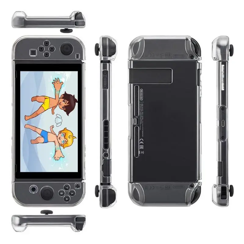 

Hot 170mm*100mm*30mm Protection Cover Transparent Crystal Case Shell Sleeve For Nintend Switch NS Handle Console Controller