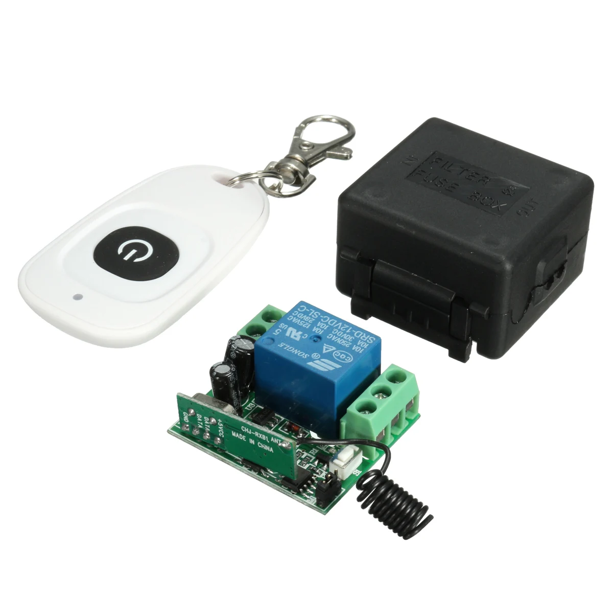 

DC12V 10A Relay 1 CH Wireless RF Remote Control Switch Transmitter with Receiver 315mhz remote control