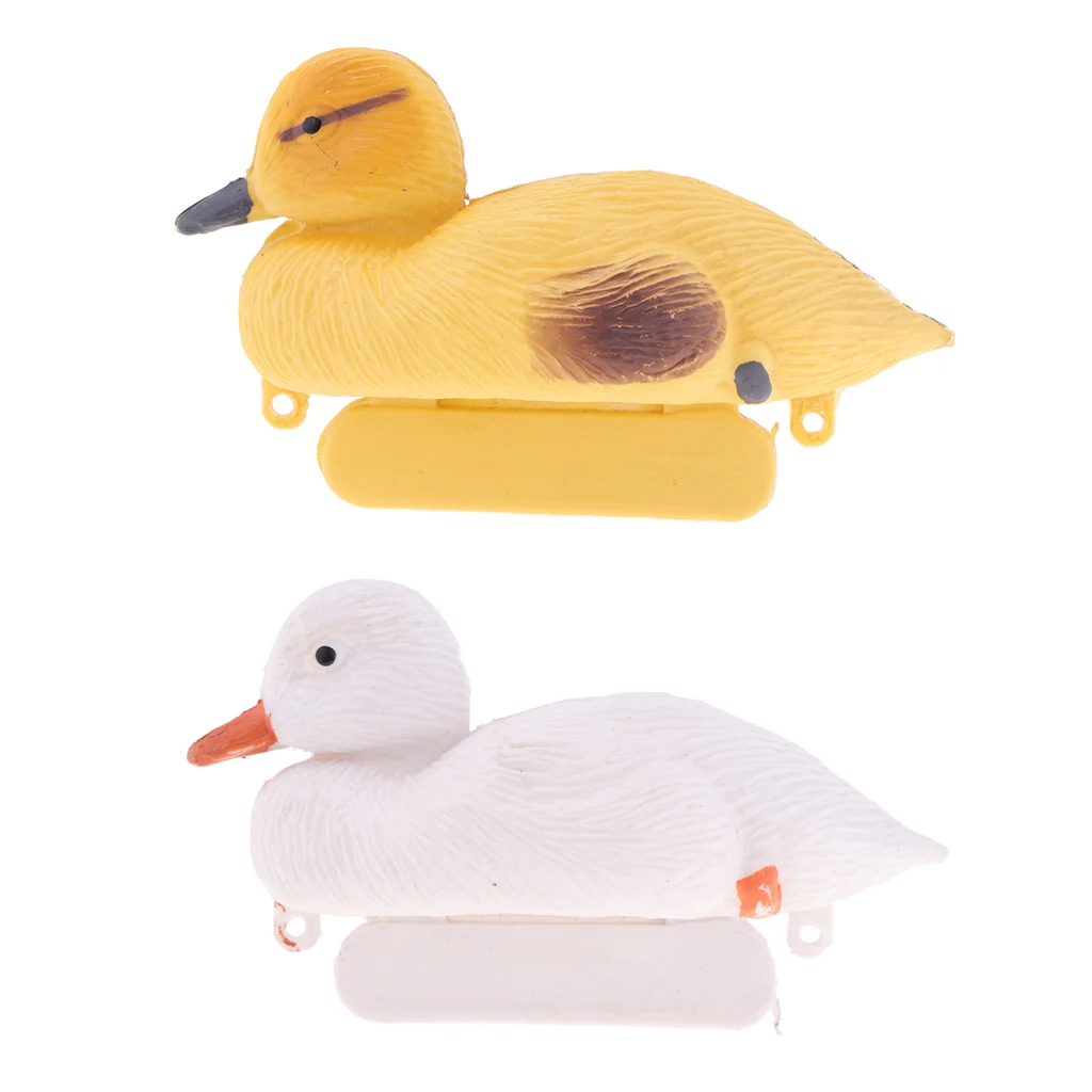 

Floating Duck Ducklings Fish Pond Ornament Plastic Fishing Hunting Decoys Small Baby Duck Hunting Baits Garden Pests Scarer