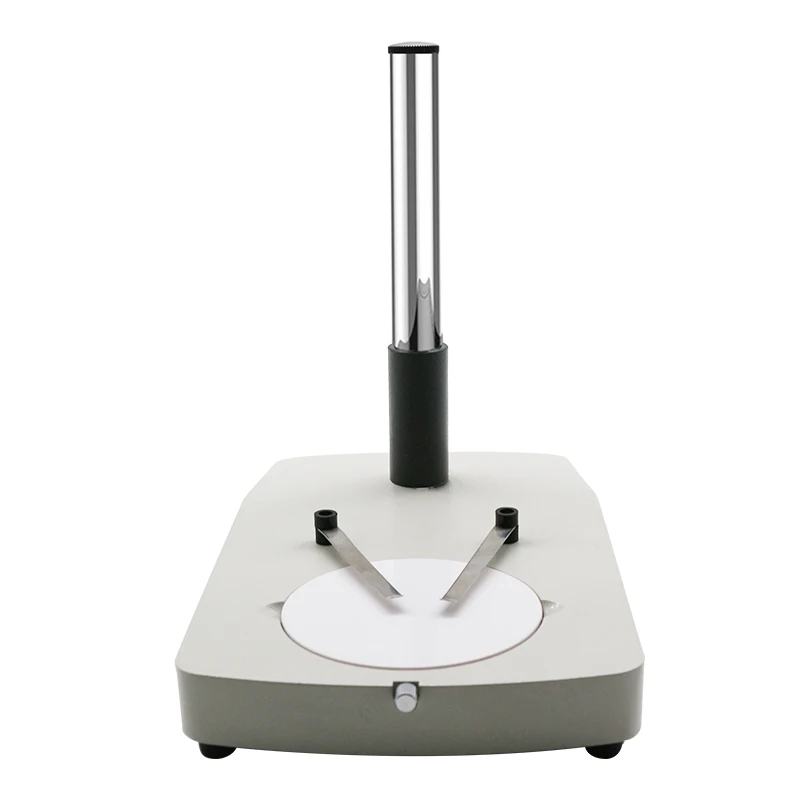 Metal Microscope Stand with 20mm Column Upright Post Pole Pillar White-black Working Stage with Clips for Stereo Microscope