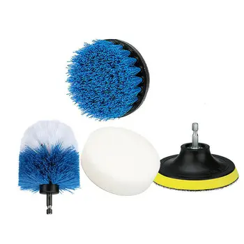 

4Pcs Tile Grout Power Scrubber Cleaning Drill Brush Tub Cleaner Combo Tool Set