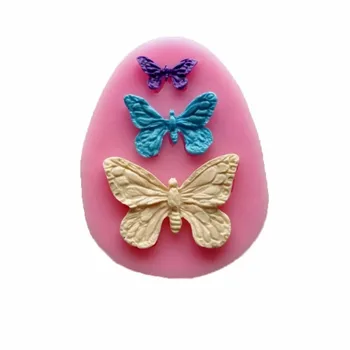 

3d Silicone Mold Butterfly Shaped Fondant Cake Mold Soap Mould Bakeware Baking Cooking Tools Sugar Cookie Jelly Pudding Decor
