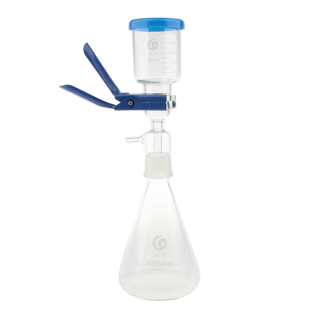 

1000ml Filtration Apparatus Vacuum Lab Filtering Unit with Funnel and Clamp
