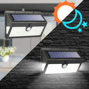 

IP65 Waterproof Solar LED Light Motion Sensor Outdoor Security Wall Lamp for Home Gardening Floodlight Lamps Suppplies