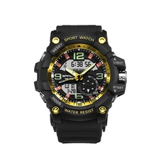 Sanda спортивные часы Мужские Цифровые кварцевые часы мужские цифровые водонепроницаемые часы