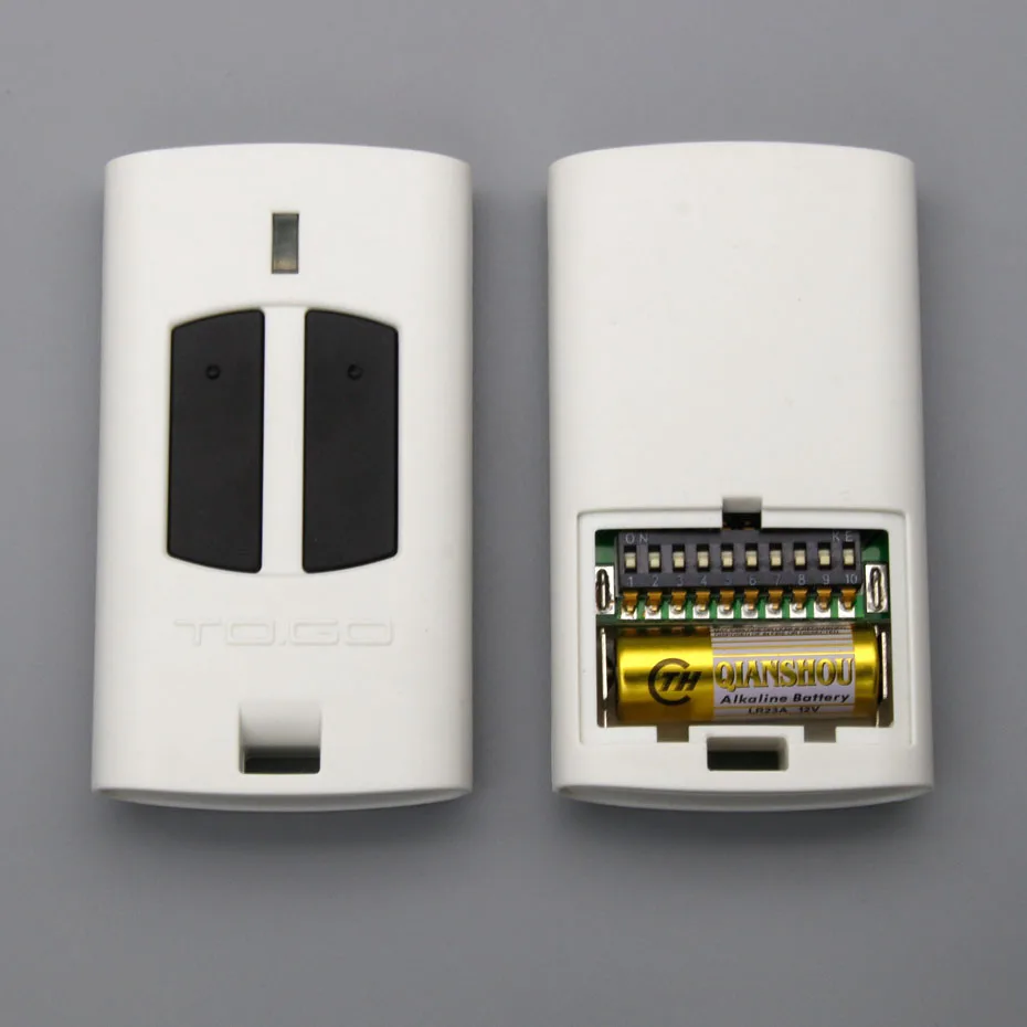 

BENINCA TO.GO 2WP 433,92 MHz remote control BENINCA TOGO 2WP 4WP remote control 433Mhz fixed code