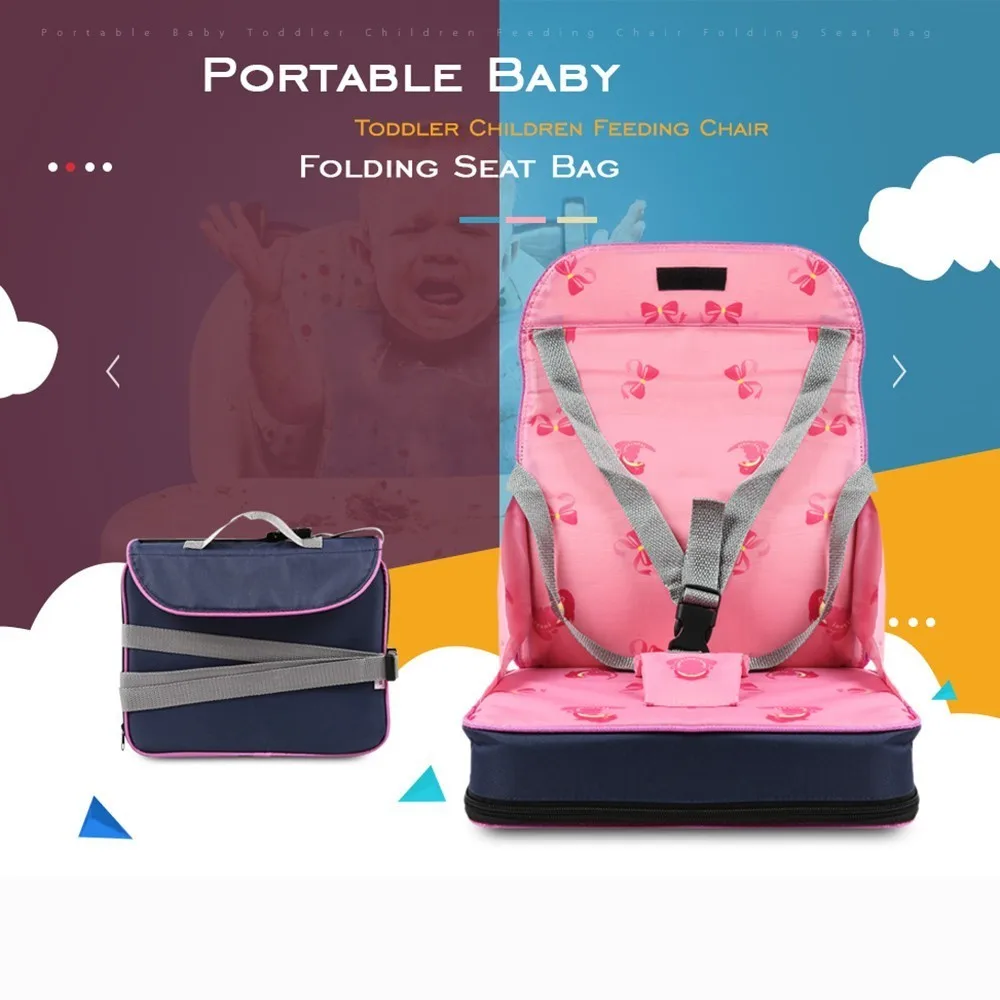 Sac de chaise pliable bébé Portable nouveau-né doux Booster siège de sécurité multifonctionnel momie sac de voyage pour l'alimentation des nourrissons