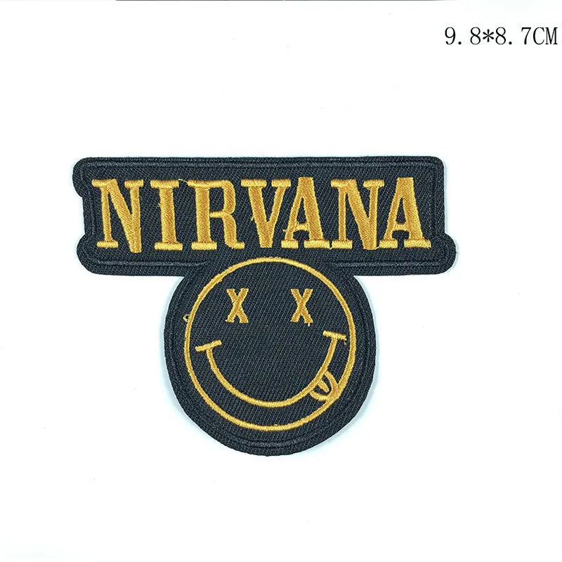 DIY NIRVANA значок с надписью металлический украшение для джинсов шляп|Заплатки| |