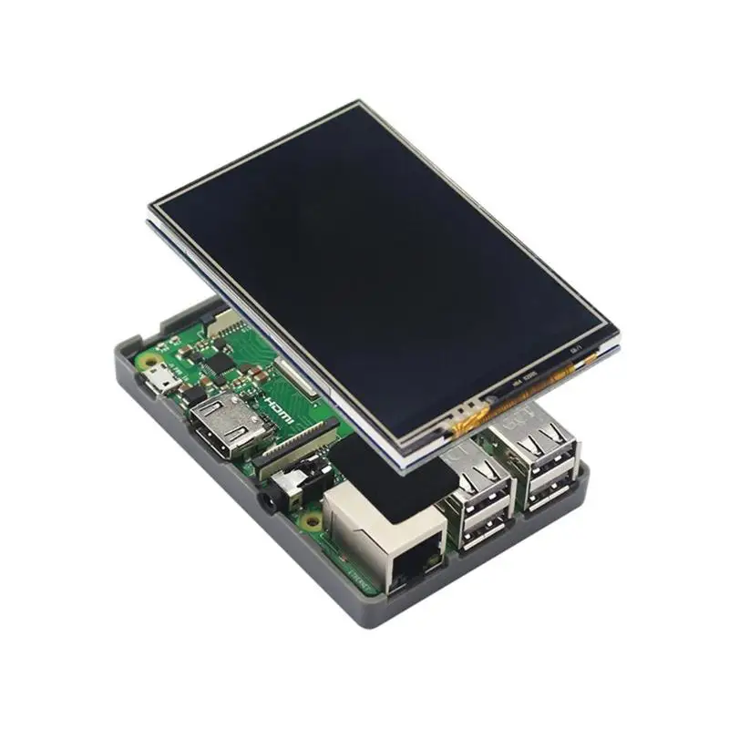 Новый 3 5 дюймовый HDMI Мини сенсорный экран 480x320 ЖК дисплей + ABS корпус коробка для