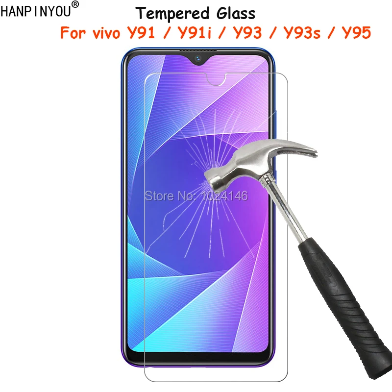 Прозрачное закаленное стекло для vivo Y91 Y91i Y93 Y93s Y95 ультратонкая Взрывозащищенная