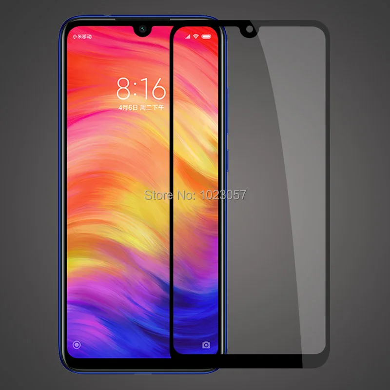 Закаленное стекло для Xiaomi Redmi Note 7 Mi Play с полным покрытием изогнутая Защитная
