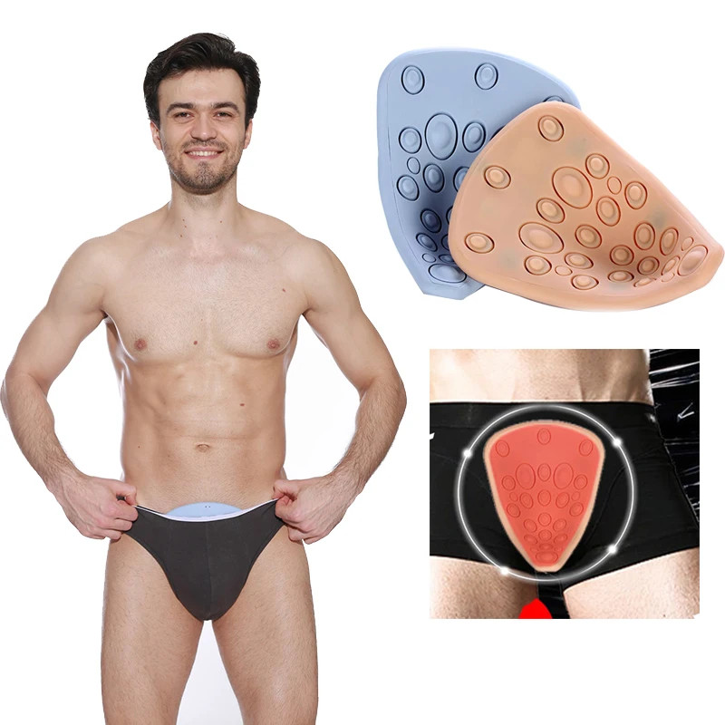  Electric Acupressure Strapon Vibrator Men Penis Massage Extender Enlarger Underpants Sex Machine Pe