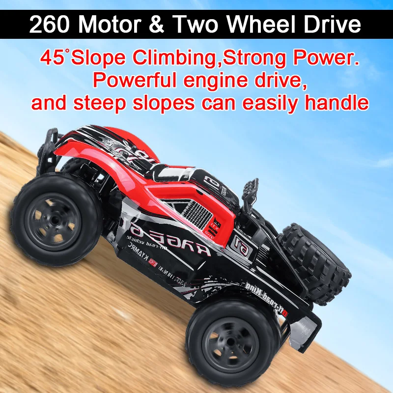 

Remote Control Rc Car Mon ster Truck High Speed 1:18 48km/h 2.4G 260 Strong Power Motor Truck Off-Road Vehicle Gifts