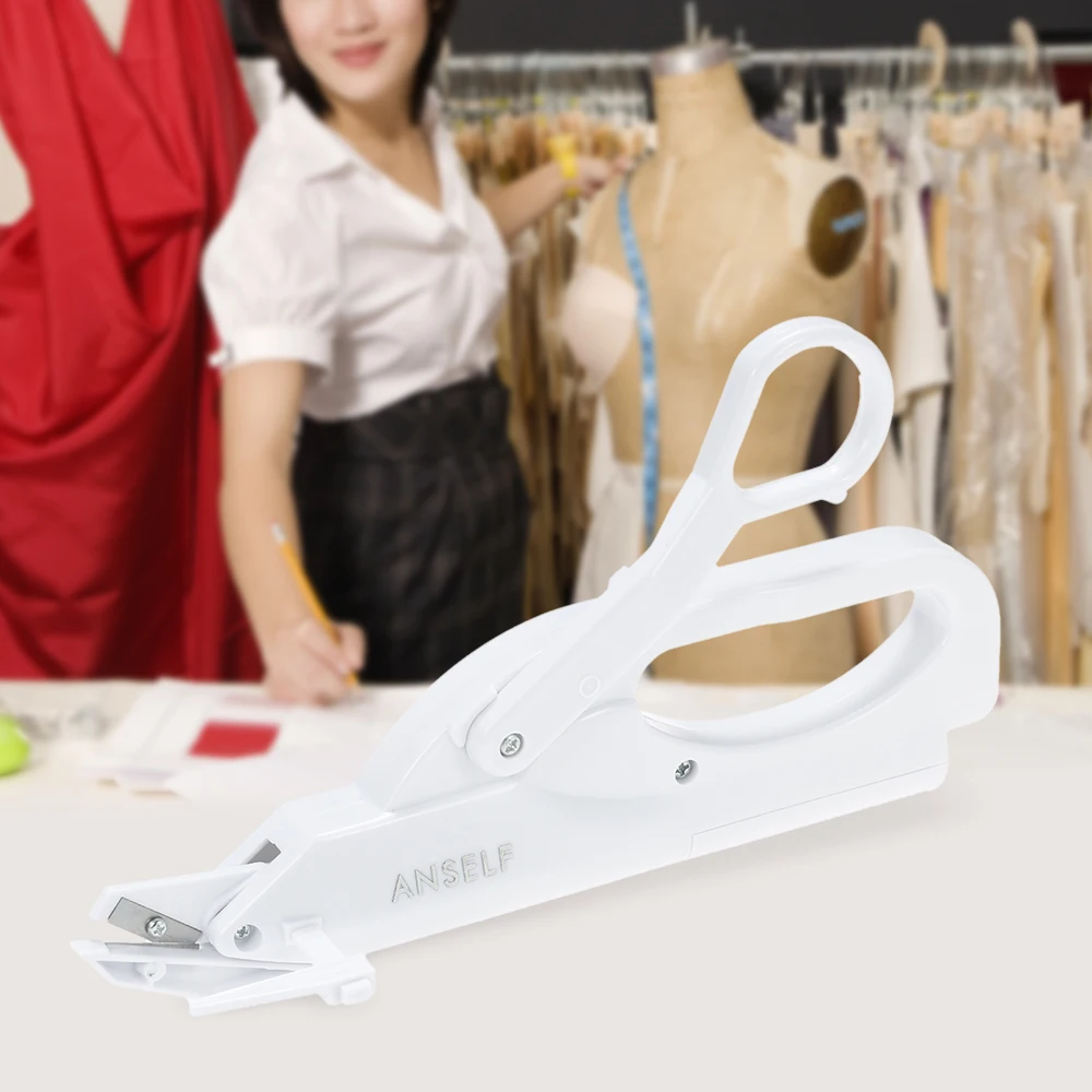 

Anself Multipurpose Electric Automatic Scissors Shears Safe Handheld Electric Fabric Sewing Cutting Machine