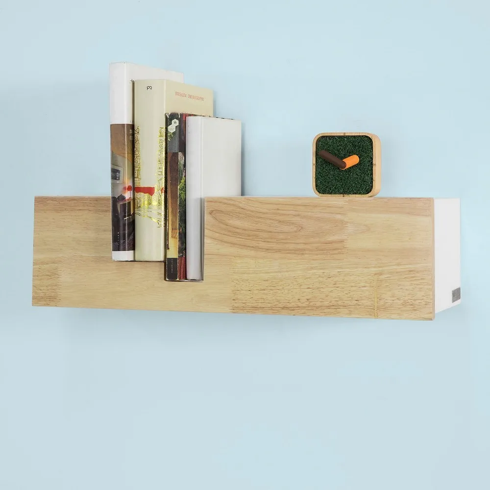 

SoBuy FRG277-WN, Wall Shelf Floating Shelf, Wall Storage Display Shelf Book Shelf