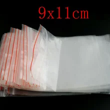 500 самозапечатывающаяся застежка-молния Пластиковые пакеты 9x11 см(B03105