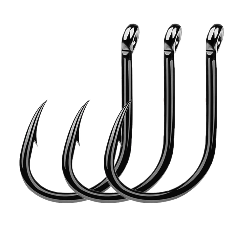 

100 pieces/bag size 5-10 high carbon steel barbed Fishing Hook ,freshwater lake marine Fishing Hook with loop Japan FishHook