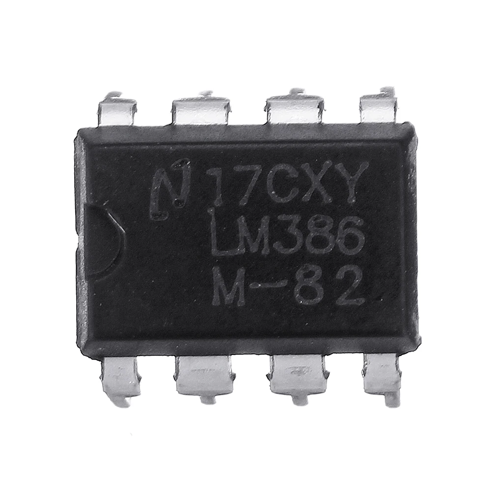 CLAITE 10 шт. микросхема усилителя звука чип LM386N DIP8 LM386 DIP 1 IC|Операционные усилители| |