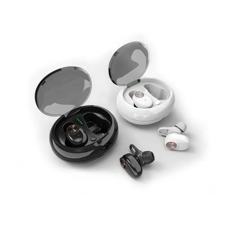V5 Bluetooth Headset TWS Dual Ear True Wireless Mini Earphone With Charging Box In Earbuds | Электроника