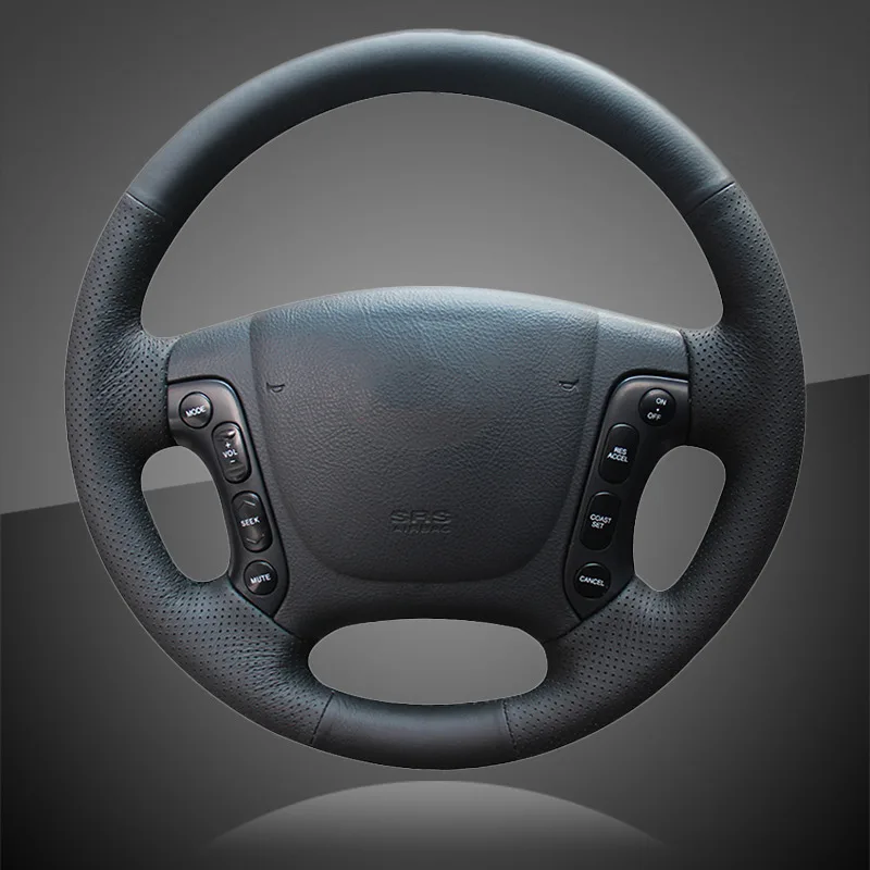 

Auto Steering Wheel Cover for Hyundai Santa Fe 2007 2008 2009 2010 2011 2012 Car Braid On The Steering Wheel Cover Car-styling
