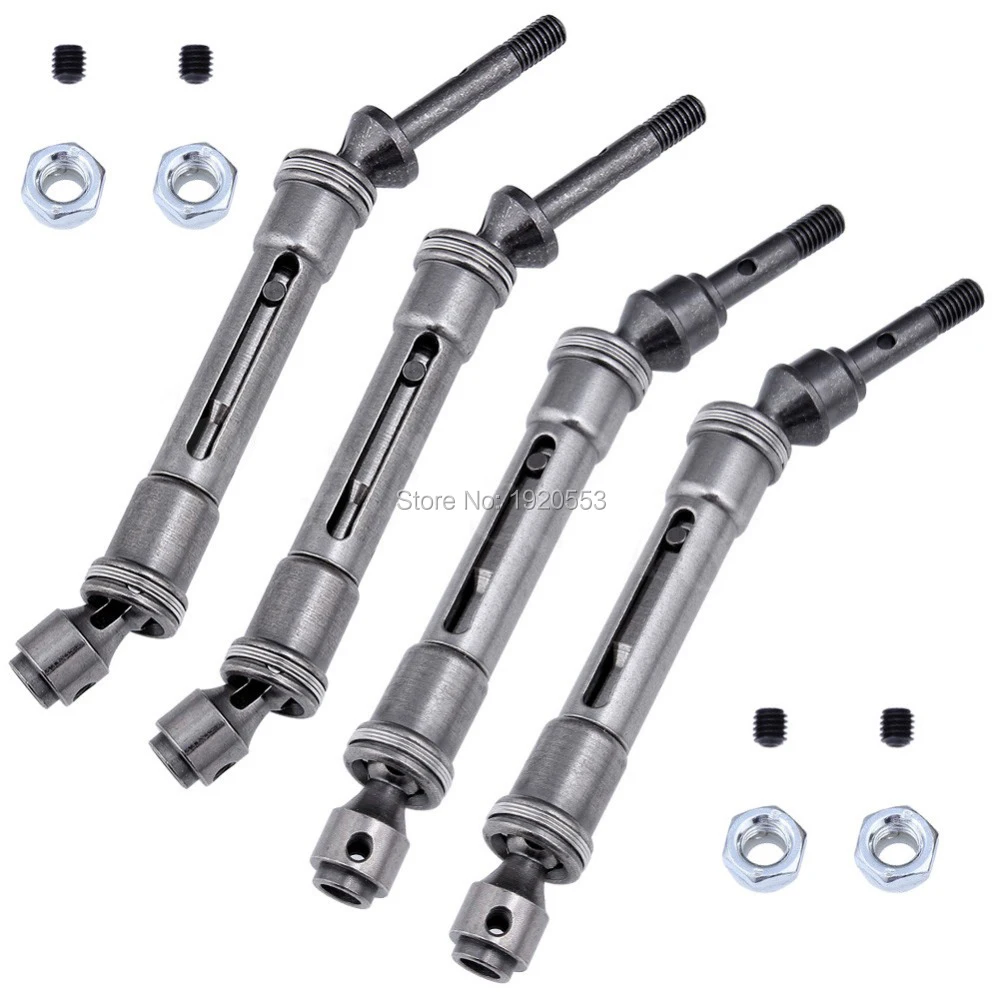 

CVD Steel Front Rear Drive Shaft Assembly Heavy Duty Parts For Traxxas 1/10 Slash 4x4 Stampede VXL 2WD 6851R 6851X 6852R 6852X