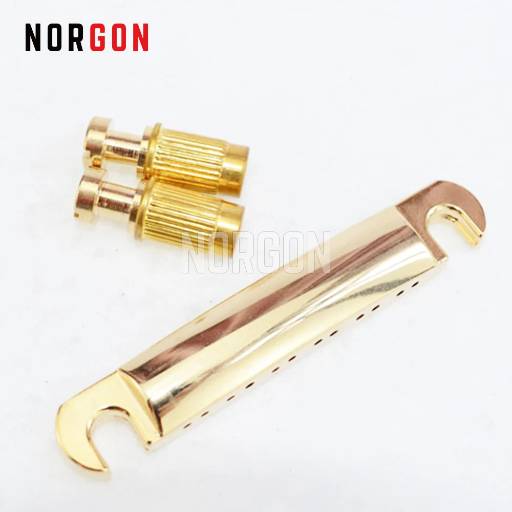 Norgon 12 Нижний порожек Tune O Matic Bridge для LP электрогитара гитара Запчасти и аксессуары
