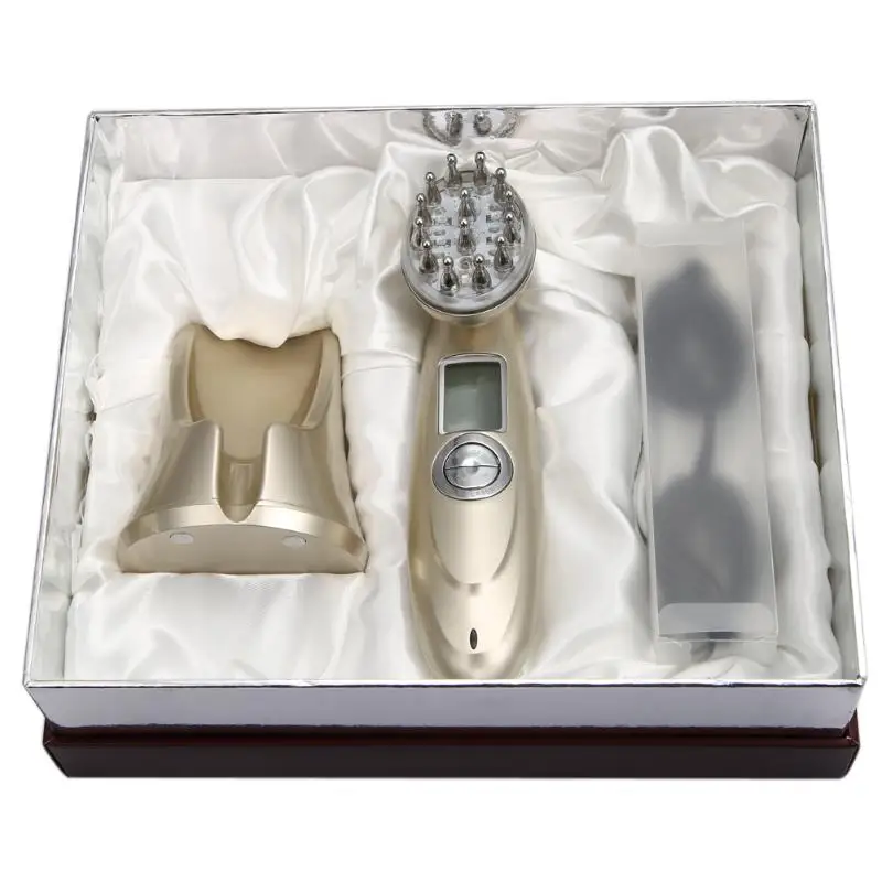 1 Set Professional Laser Comb Vibrating Scalp Massage Hair ...