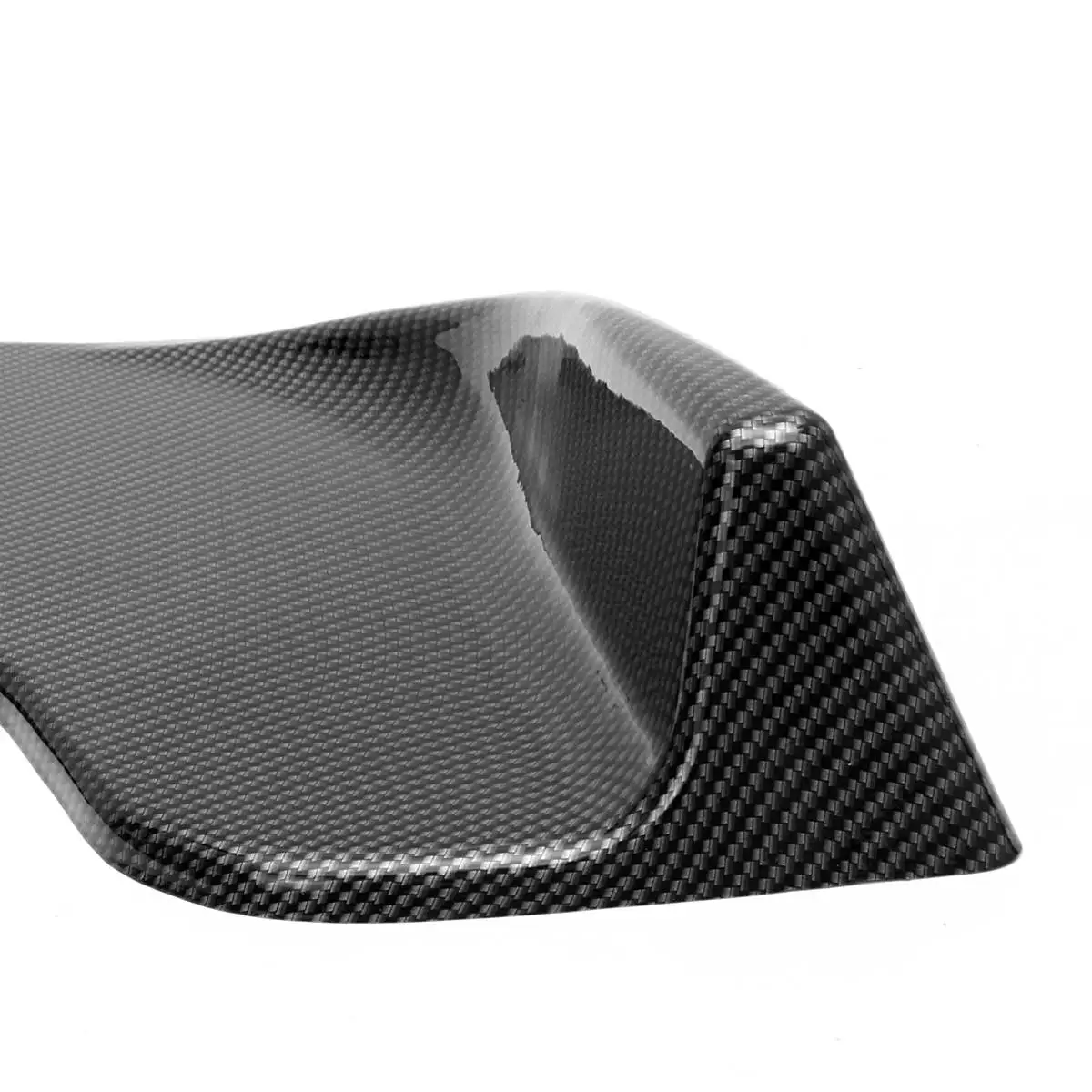Новая пара углеродное волокно вид Универсальный Автомобильный передний бампер для губ дефлектор спойлер диффузор разветвители Canard для BMW для Benz для Audi