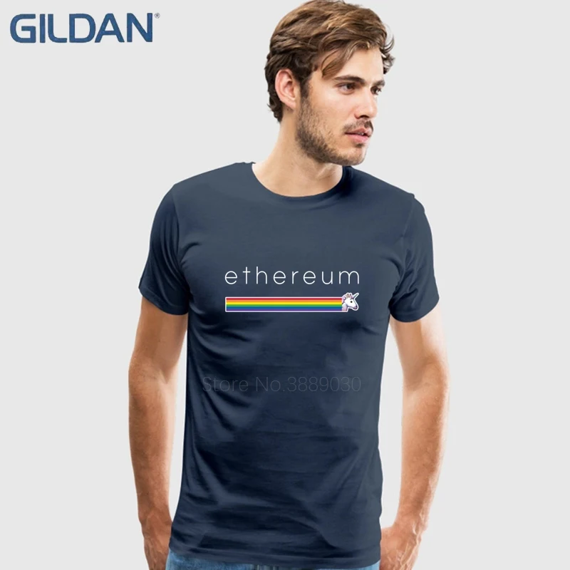 Rainbow Ethereum Symbol T Shirt Men Summer Short Sleeve Thanksgiving Day Custom Big Size Team Tshirt Rainbow Ethereum Symbol T Shirt Men Summer Short Sleeve Thanksgiving Day Custom Big Size Team Tshirt