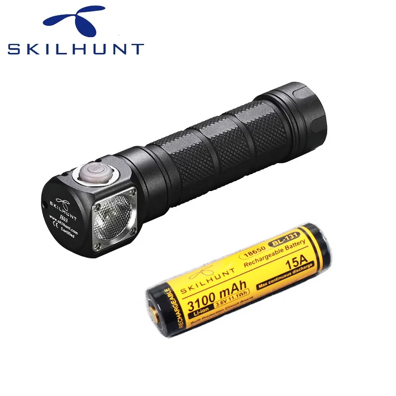 Skilhunt H03 светодиодный фонарь Frontale CREE XML 2 U4 1200Lm налобный для охоты рыбалки включая