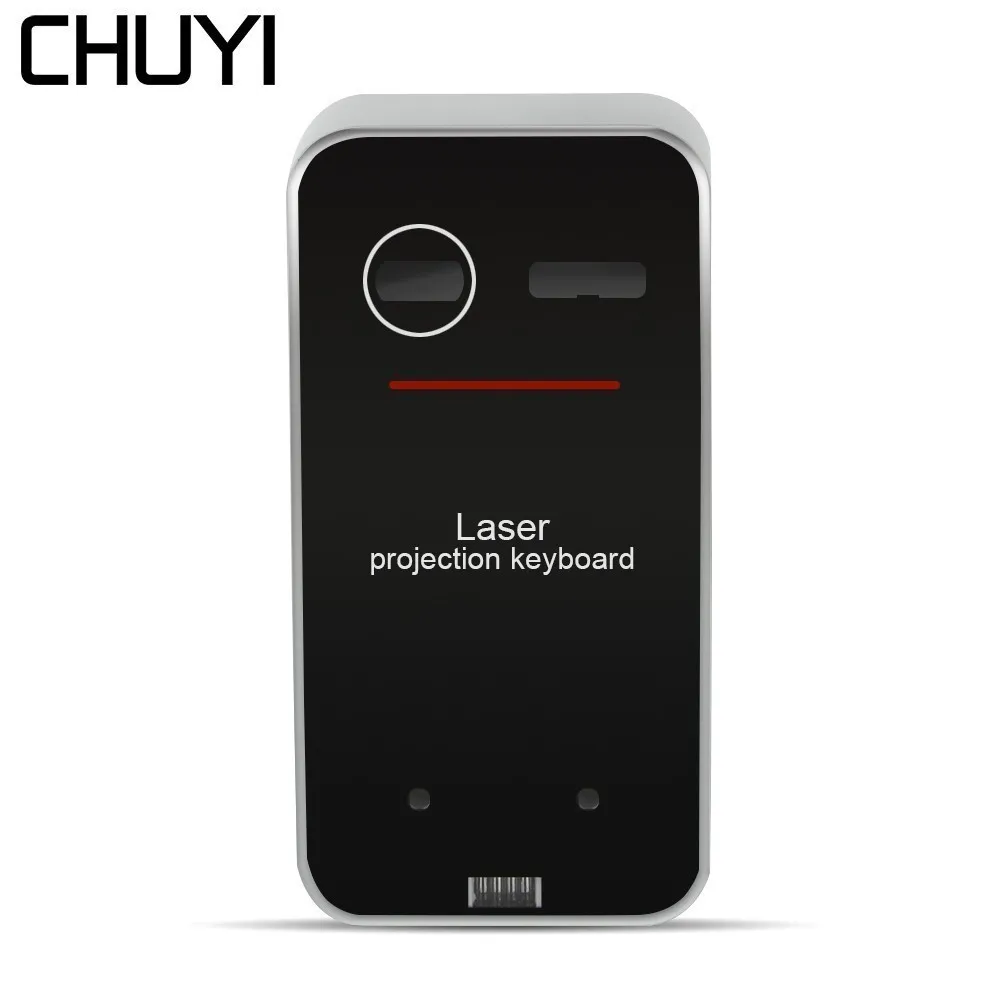 

CHUYI Virtual Laser Keyboard Portable Projection Bluetooth Wireless Keyboard With Mouse Function for Mac Window XP Phone Android