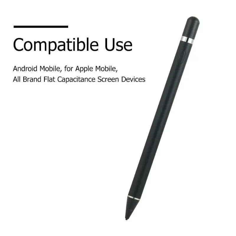 K818 перезаряжаемая активная конденсаторная ручка для рисования и письма, ручка для сенсорного экрана, универсальная высокоточная емкостная iOS Android