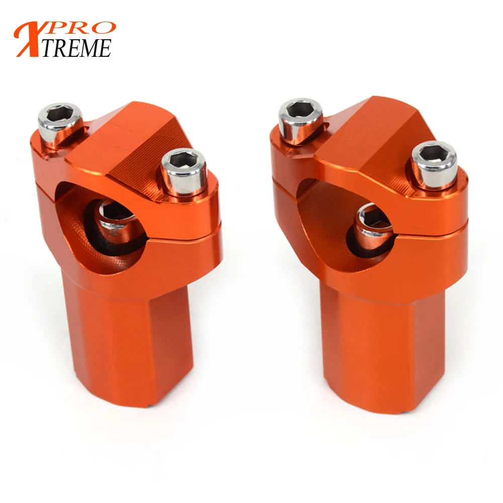 

21mm Higher HandleBar Risers Fat Handle Bar Mount Clamp For KTM SX SXF EXC XCW XCFW EXCF 125 250 300 350 400 450 500 505 525 530