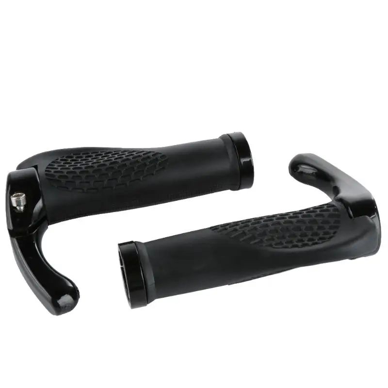 Ergonomic MTB Mountain Bike Handlebar Rubber Cycling Lock-On Ends