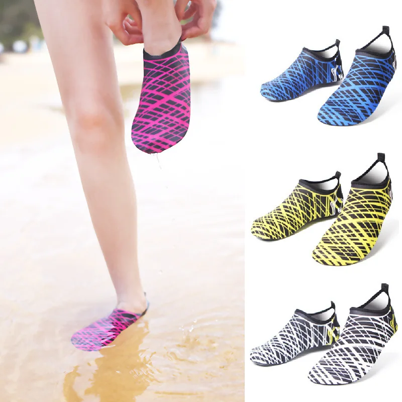Обувь для плавания женщин мужчин детей пляжа Aqua Shoe босиком взрослых обувь спорта