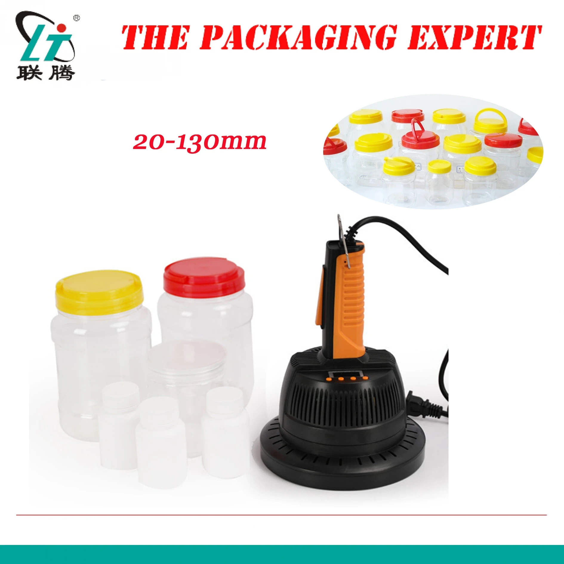 

Induction Aluminum Foil Sealing Equipment Hand Held Manual Aluminium Foils Plastic Bottle Cap Sealer 20-130mm Free Shipping