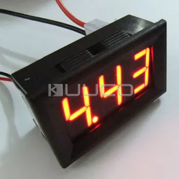 

5 PCS/LOT Digital Current Meter DC 0 ~ 5A Current Monitor/Tester DC 12V 24V Red Led Display Ampere Meter/Panel Meter