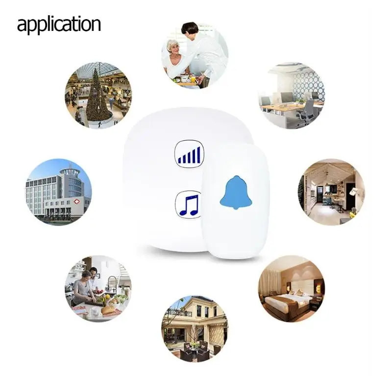 52 Chime Wireless Doorbell Household Safety Intelligent Induction Alarm 52 Chime Wireless Doorbell Household Safety Intelligent Induction Alarm