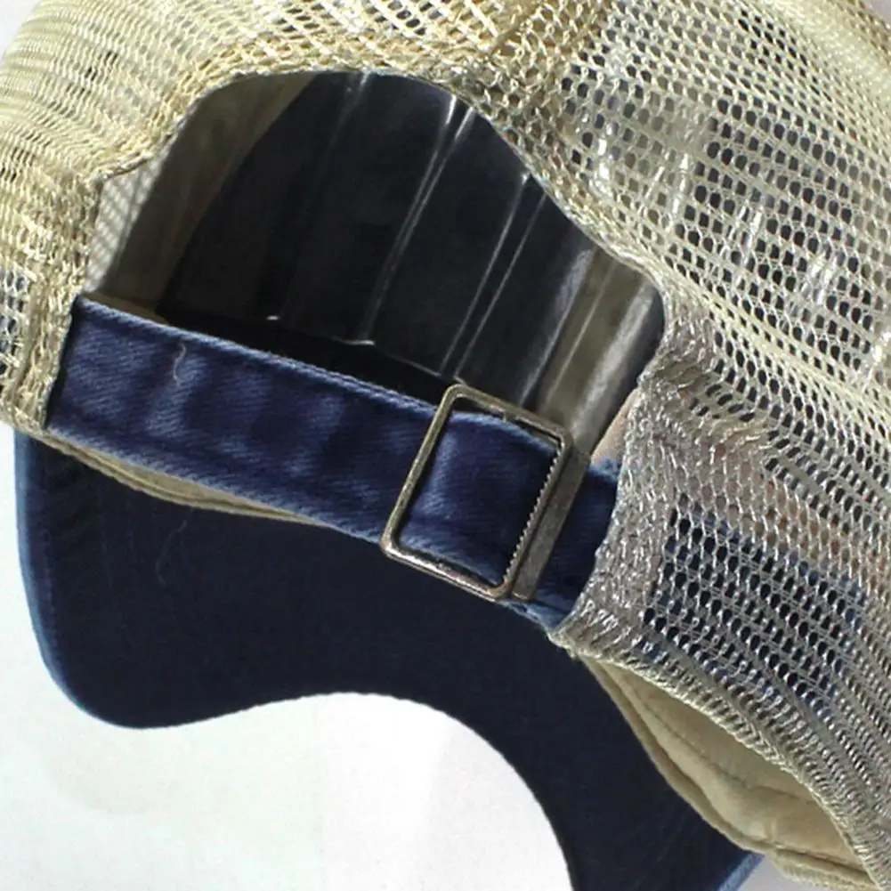 Весна и лето сетки бейсбольная Кепка унисекс Snapback Регулируемый хлопок бейсбол